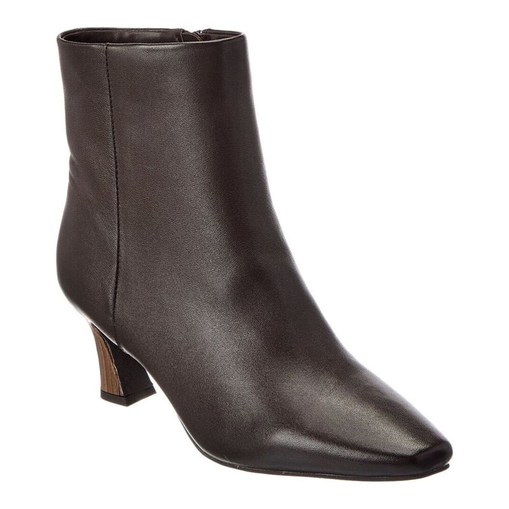 Sanctuary Sleek Leather Bootie, Brown